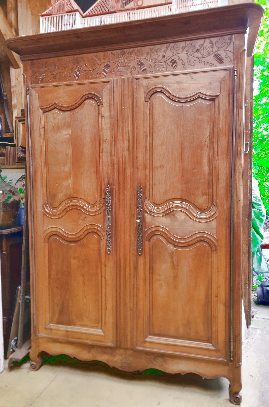 A fine Normandy 'Armoire de Mariage'